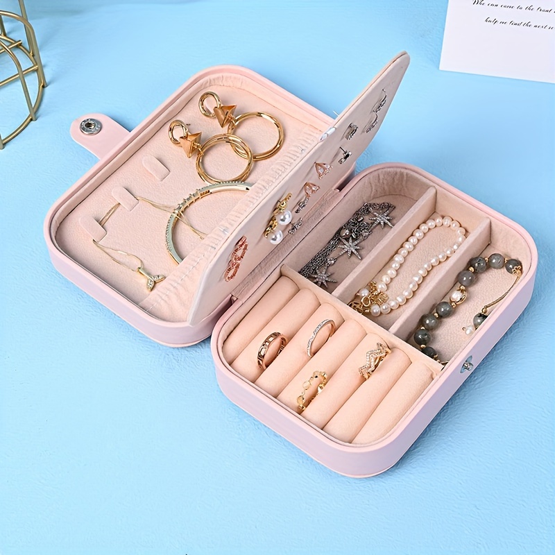 Crown Jewelry Box Portable Storage Container
